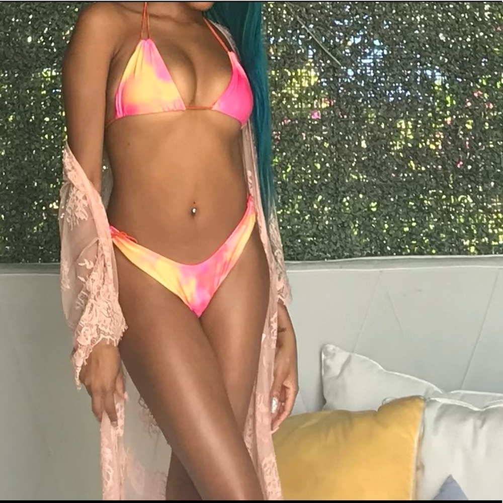 Tie dye bikini top